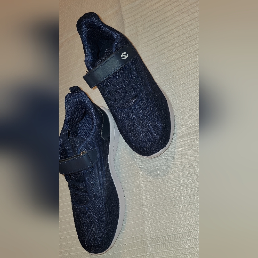Kids Navy Blue Sneakers
